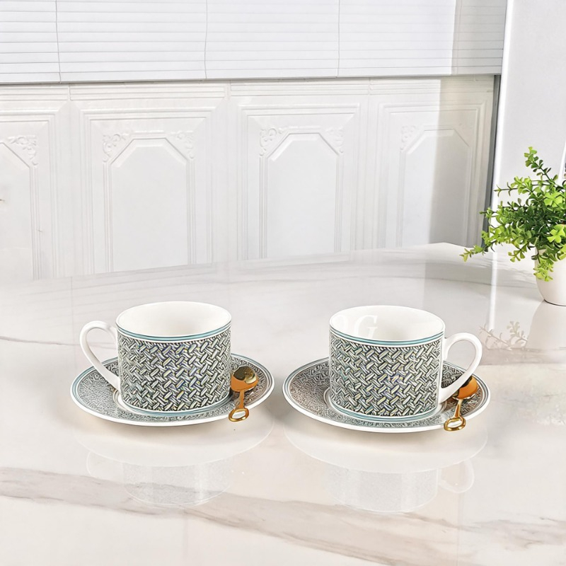 Coffee Tea English - Cangkir Kopi Bone China Eropa, Cangkir