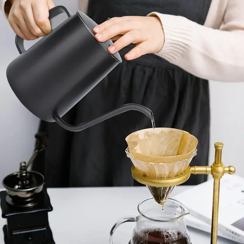 Coffee Tea Pots - 350/600ML Ketel Tetes Baja Tahan Karat