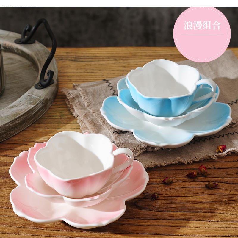 Coffee Tea English - Set Cangkir Kopi Keramik Mewah Eropa