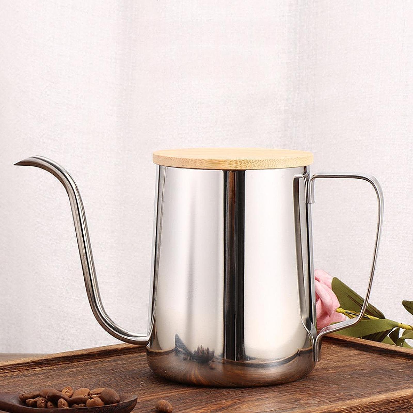 Coffee Tea Pots - Tuangkan Ketel Teko Kopi Berkemah 600Ml