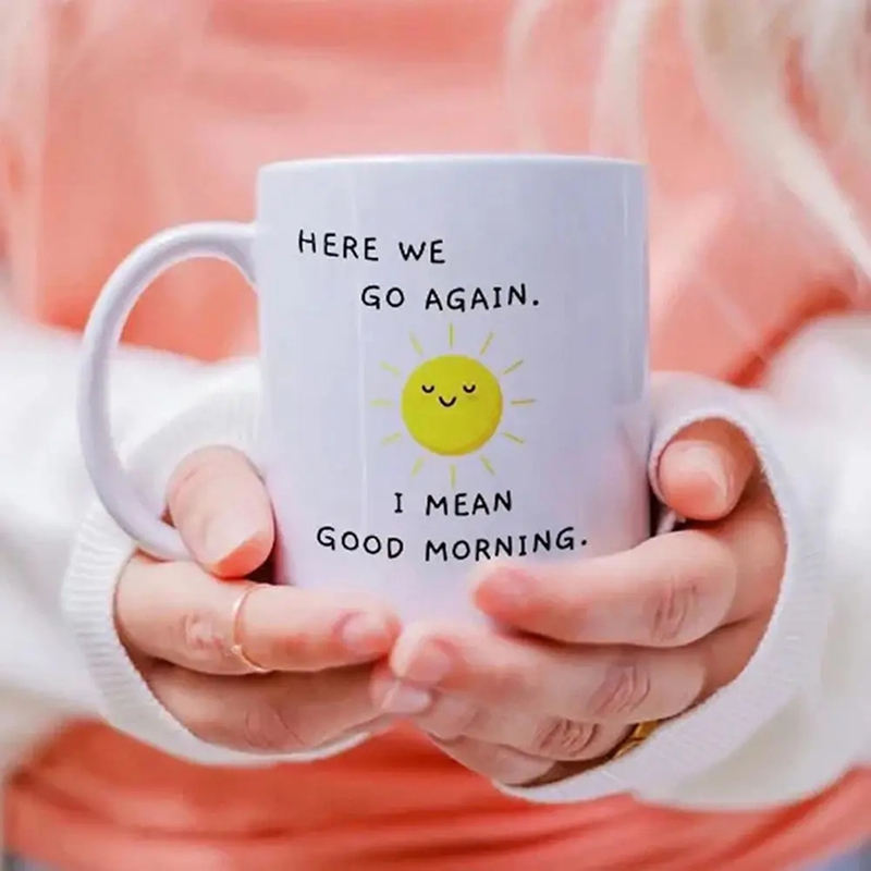 Cangkir Kopi Lucu Sarkastik Ca - Coffee Tea Good Morning ulasan dan harga