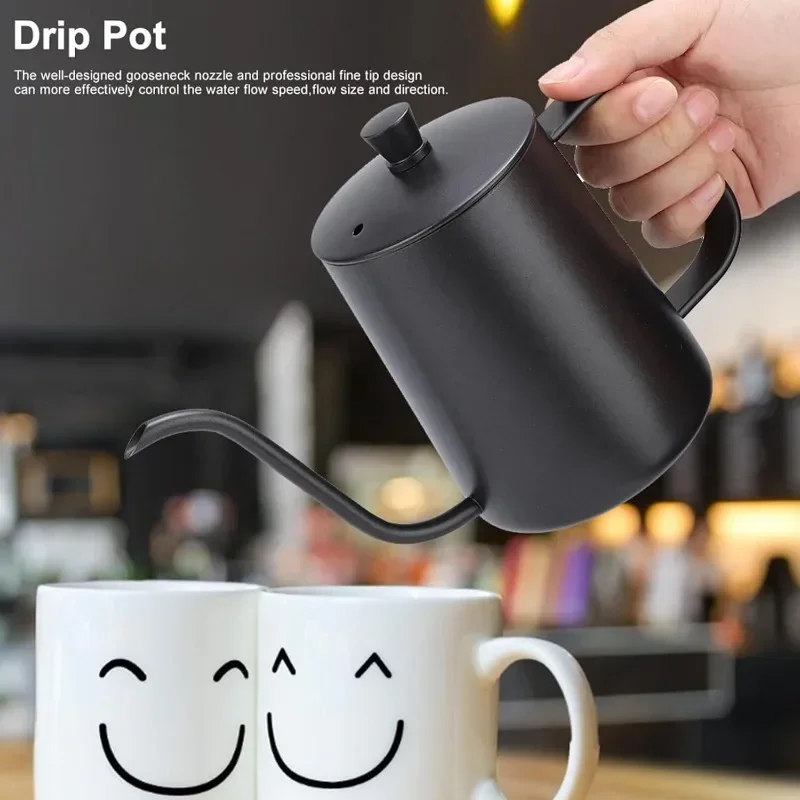350/600ML Ketel Tetes Baja Tah - Coffee Tea Pots ulasan dan harga