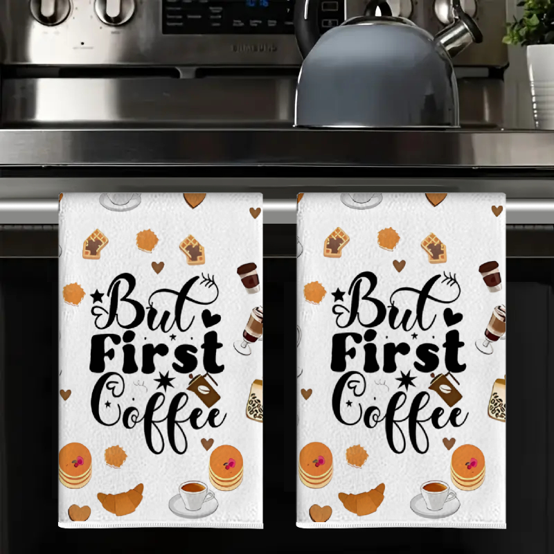 2 Buah, Handuk Dapur Good Morn - Coffee Tea Good Morning ulasan dan harga