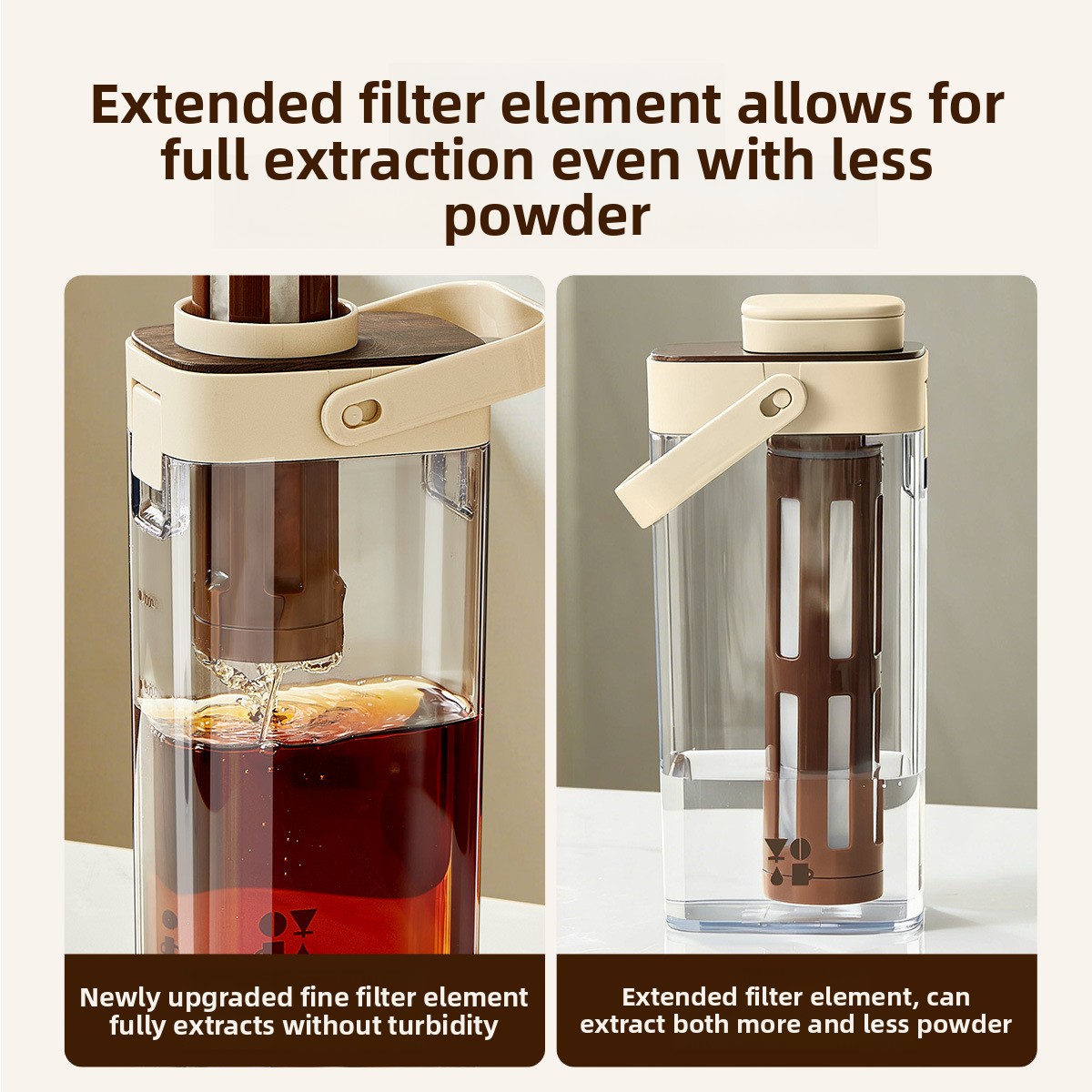 Pot Kopi Cold Brew Kapasitas B - Coffee Tea Pots ulasan dan harga