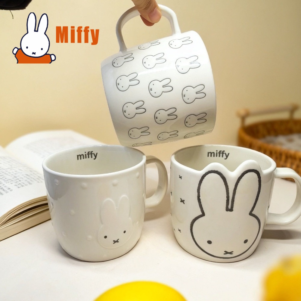 Mug Keramik Miffy Kawaii Cangk - Coffee Tea Good Morning ulasan dan harga