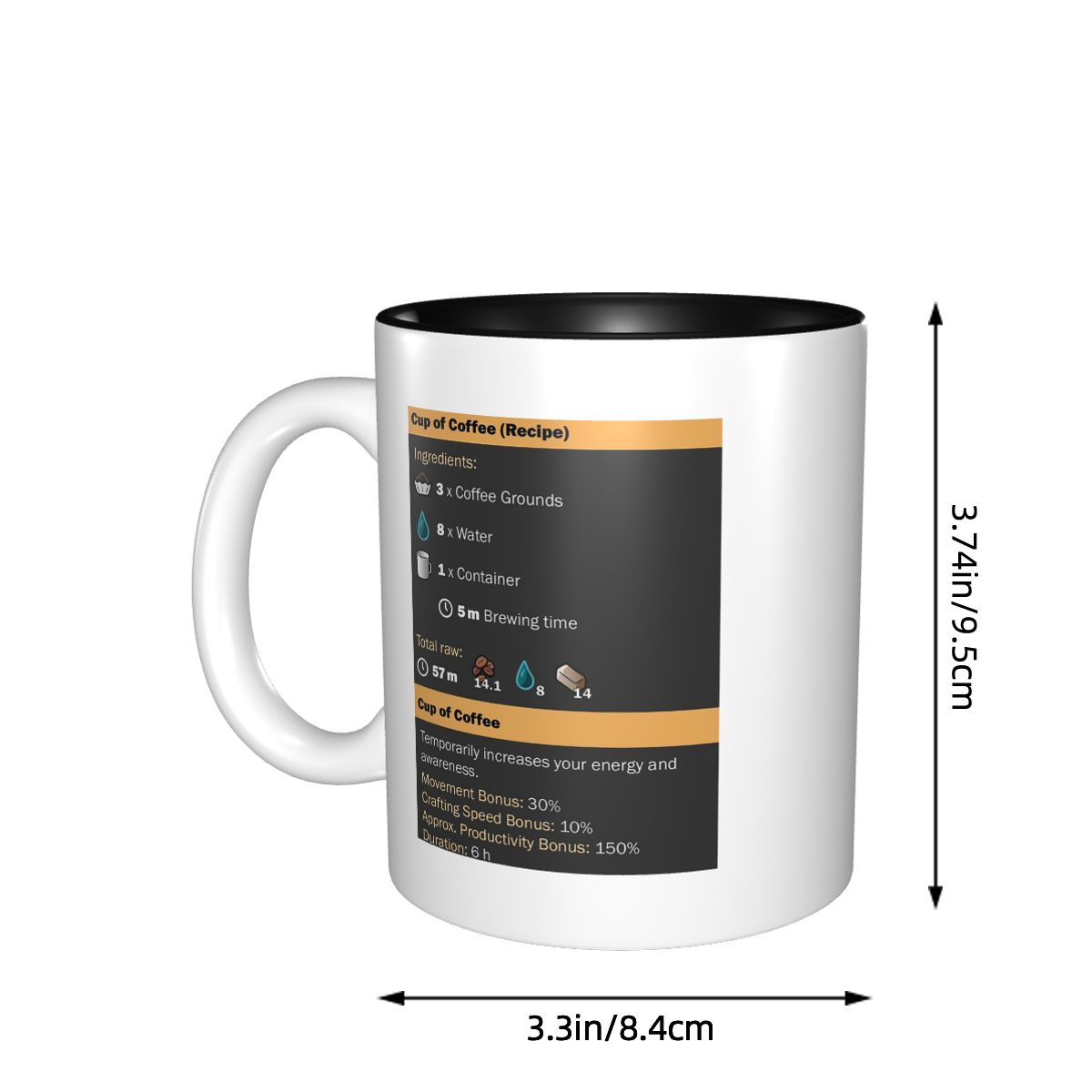 Cangkir Kopi (Resep) Mug Lucu  - Coffee Milk Tea Recipe ulasan dan harga