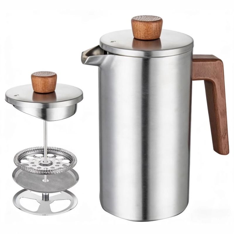 JUSTINLAU 1000ml Panci French  - Coffee Tea Pots ulasan dan harga