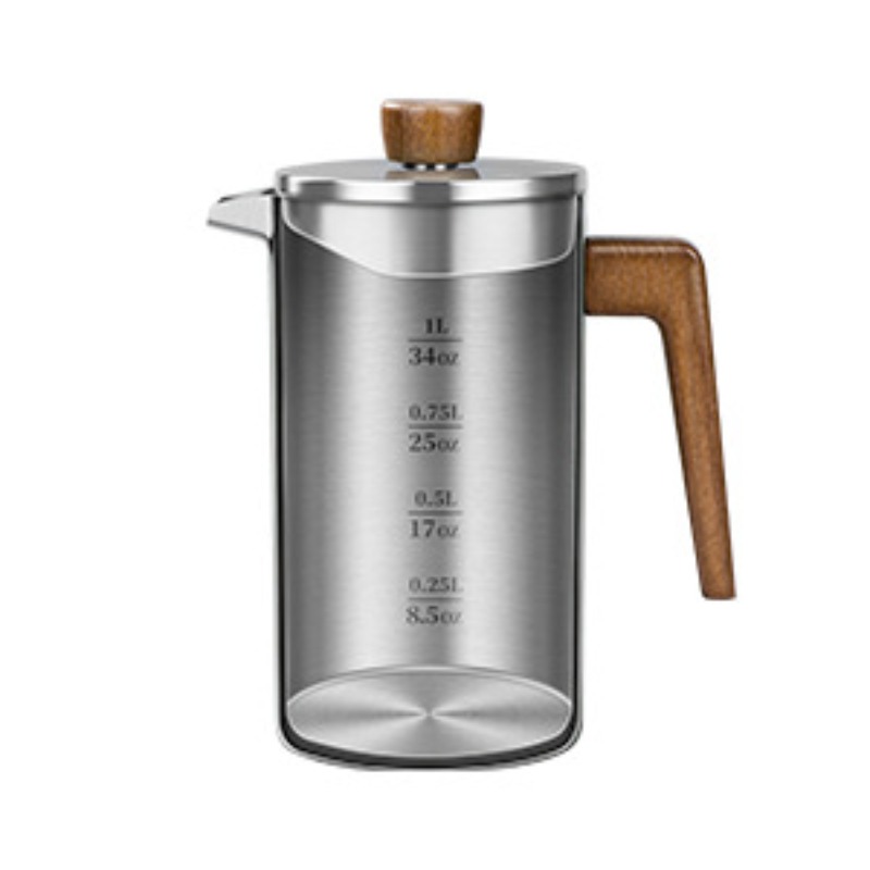 JUSTINLAU 1000ml Panci French  - Coffee Tea Pots ulasan dan harga