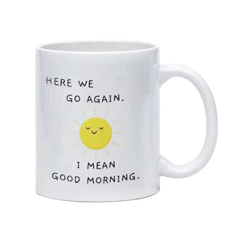 BARU TERSEDIA - Cangkir Kopi L - Coffee Tea Good Morning ulasan dan harga