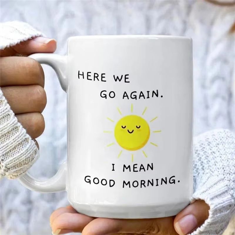 BARU TERSEDIA - Cangkir Kopi L - Coffee Tea Good Morning ulasan dan harga
