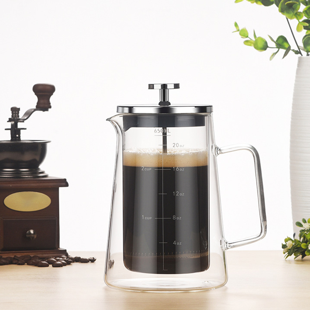 Teko French Press Dua Lapis da - Coffee Tea Pots ulasan dan harga
