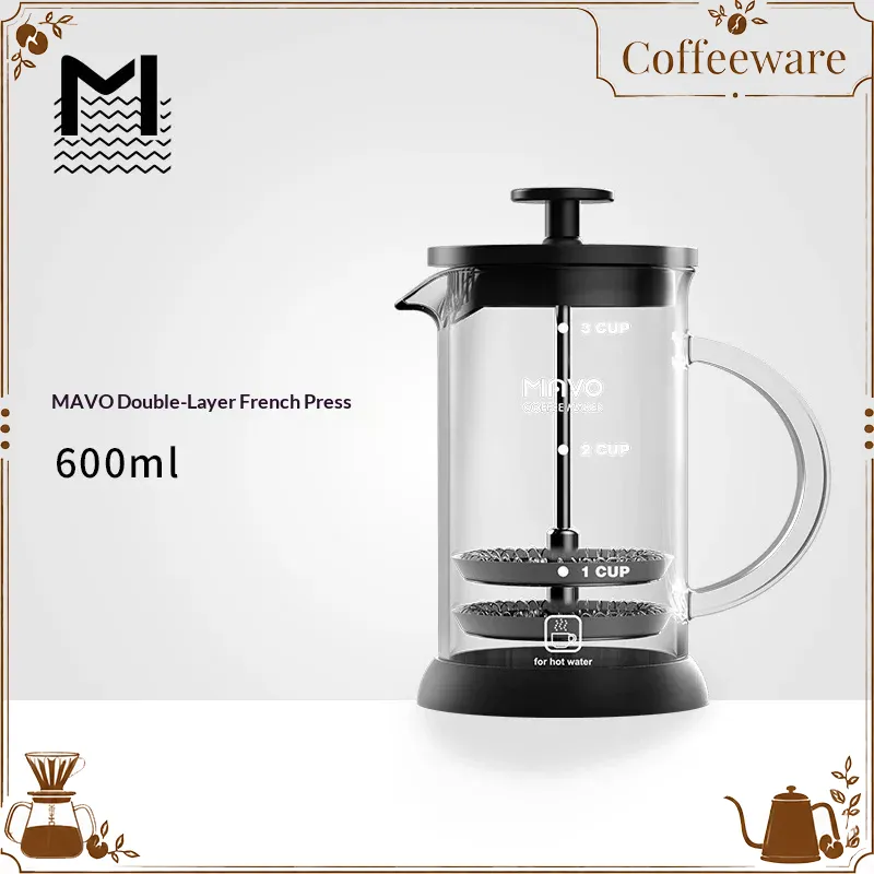 MAVO French Press Coffee Maker - Coffee Tea Pots ulasan dan harga