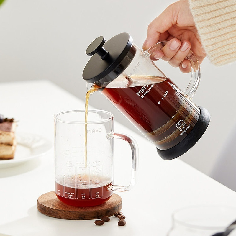 MAVO French Press Coffee Maker - Coffee Tea Pots ulasan dan harga