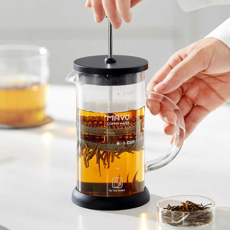 MAVO French Press Coffee Maker - Coffee Tea Pots ulasan dan harga