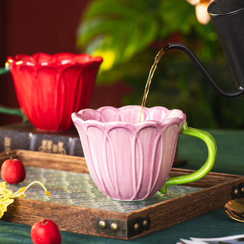 Cangkir Kopi Keramik Kreatif M - Coffee Tea English ulasan dan harga