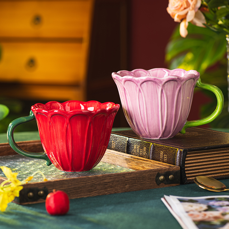 Cangkir Kopi Keramik Kreatif M - Coffee Tea English ulasan dan harga