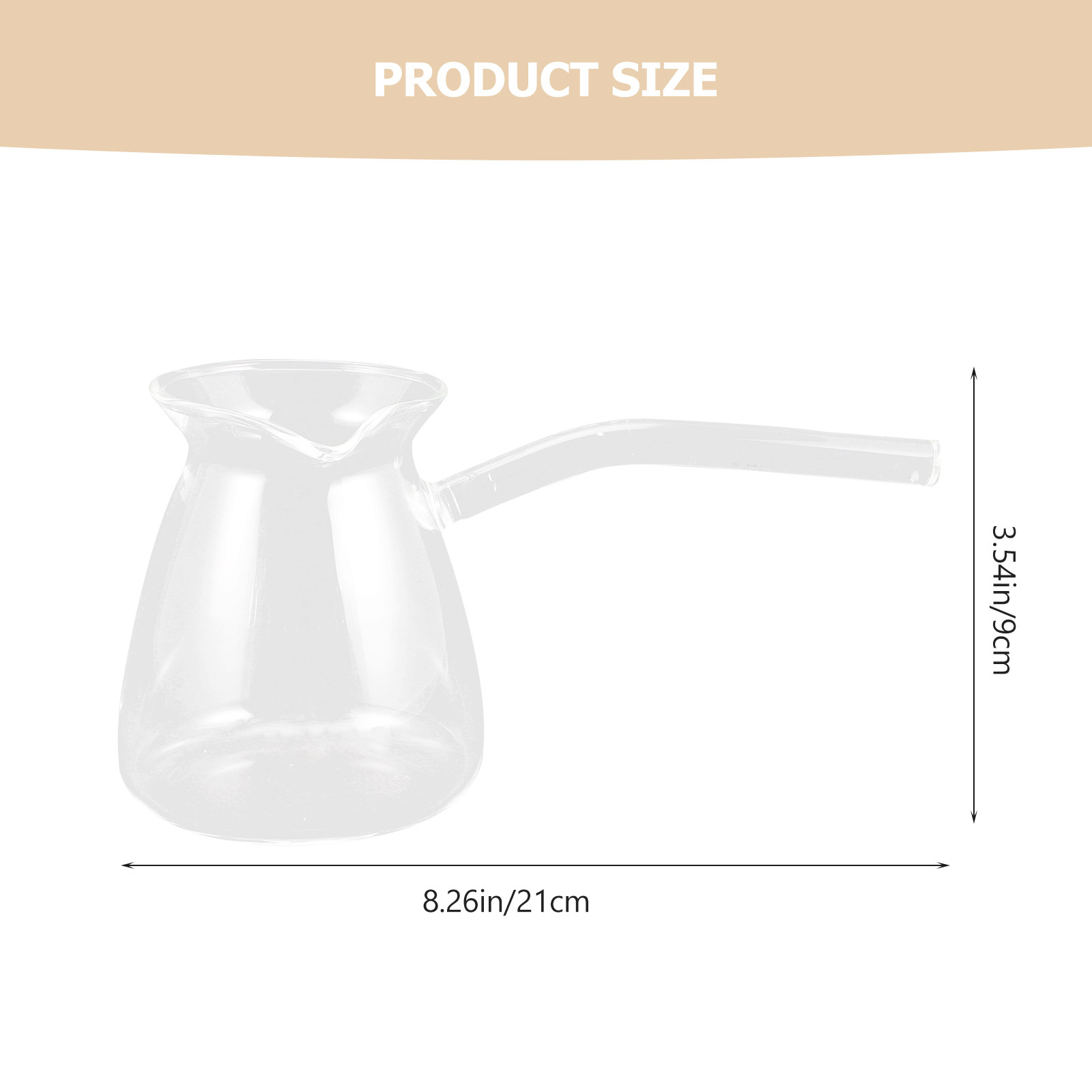 Teko Teh Kaca Tebal Mini Tahan - Coffee Tea Pots ulasan dan harga